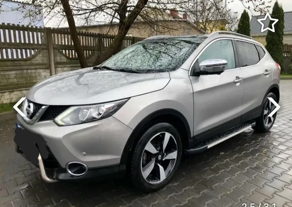 Nissan Qashqai cena 62400 przebieg: 108154, rok produkcji 2016 z Poznań małe 121